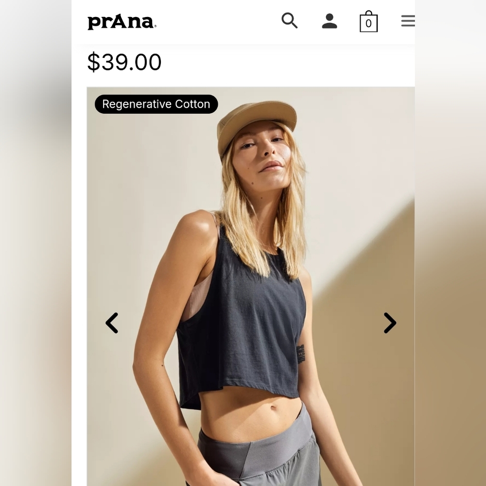 Prana Everyday Crop Tank